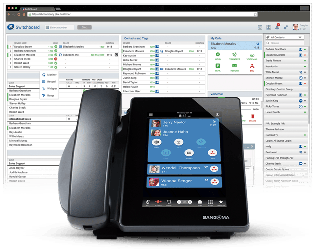 sangoma switchboard app and sangoma phone